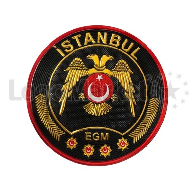 EGM - Çevik Kuvvet İstanbul İl Arması - 3 Boyutlu