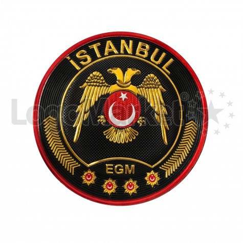 EGM - Çevik Kuvvet İstanbul İl Arması - 3 Boyutlu