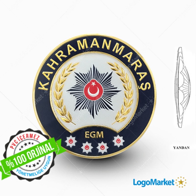 EGM - 3D Kahramanmaraş Kol Arması EGM - 3D Kahramanmaraş Kol Arması