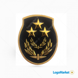 3D  Zabıta kol arması 3 yıldız