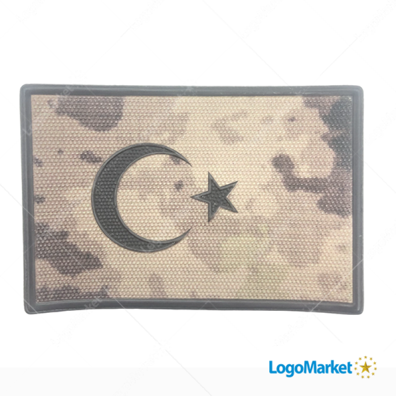 3D Türk Bayrağı 5*7 Öz Hrk.