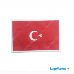 3D Türk Bayrağı 4*6 haritalı kırmızı 3D Türk Bayrağı 4*6 haritalı kırmızı