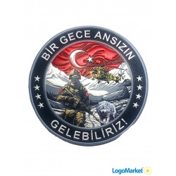 3D Bir Gece Ansızın Gelebiliriz Arma