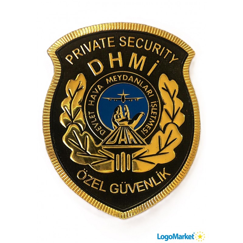 3d DHMİ Özel Güvenlik Arması 3d DHMİ Özel Güvenlik Arması