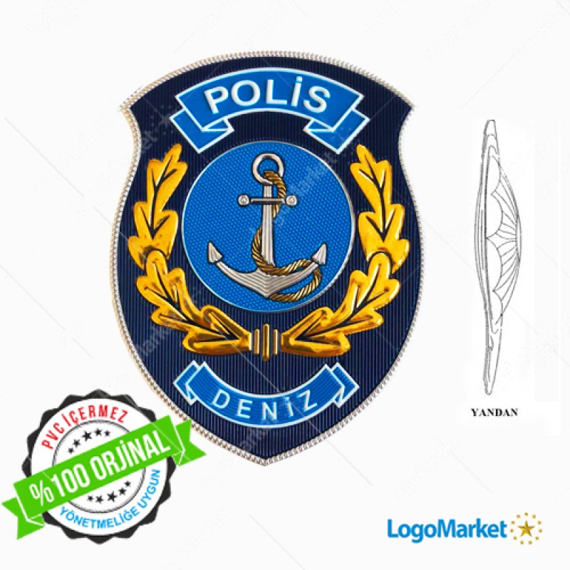 EGM Deniz Polisi Kol Arması EGM Deniz Polisi Kol Arması