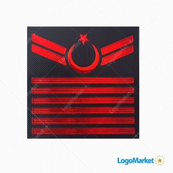 3D Jandarma Uzman Çavuş 6.Kademe Kol Arması TPU 3D Jandarma Uzman Çavuş 6.Kademe Kol Arması TPU