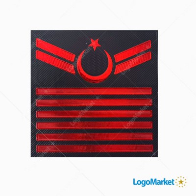 3D Jandarma Uzman Çavuş 6.Kademe Kol Arması TPU