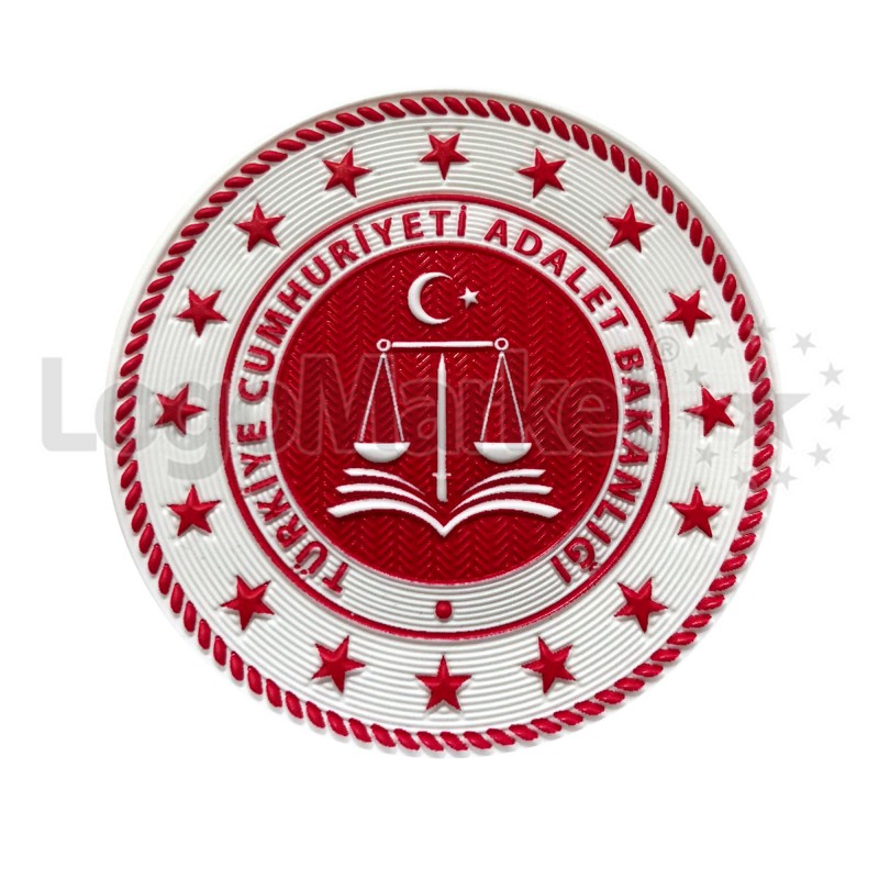 3D Adalet Bakanlığı Arması TPU