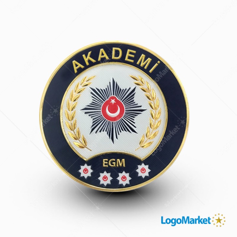 EGM - Polis Akademisi Kol Arması - 3 Boyutlu EGM - Polis Akademisi Kol Arması - 3 Boyutlu