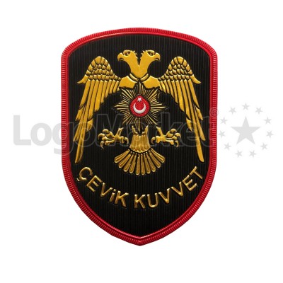 EGM - Çevik Kuvvet Kol Arması - 3 Boyutlu