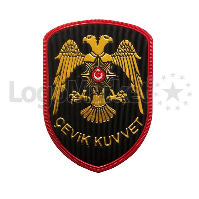 EGM - Çevik Kuvvet Kol Arması - 3 Boyutlu EGM - Çevik Kuvvet Kol Arması - 3 Boyutlu