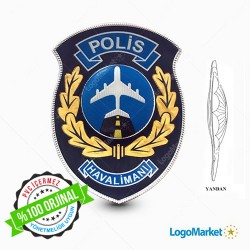 EGM- 3D Polis Havalimanı Arması TPU EGM- 3D Polis Havalimanı Arması TPU