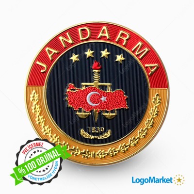 3D Jandarma Asayiş Kol Arması TPU