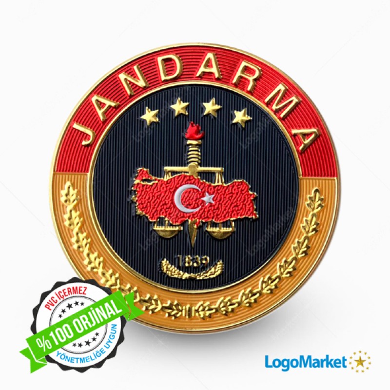 3D Jandarma Asayiş Kol Arması TPU