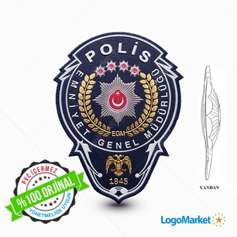 EGM - 3D Polis Göğüs Arması - TPU EGM - 3D Polis Göğüs Arması - TPU