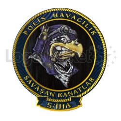 EGM - Polis Havacılık Savaşan Kanatlar Patch - 3 Boyutlu EGM - Polis Havacılık Savaşan Kanatlar Patch - 3 Boyutlu