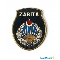 3d Zabıta Göğüs Bayraklı Altın